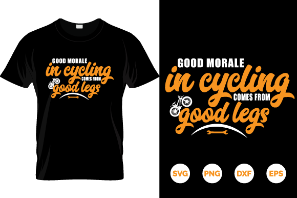 A Bicycle T-Shirt Design for Small Business Branding & Graphics