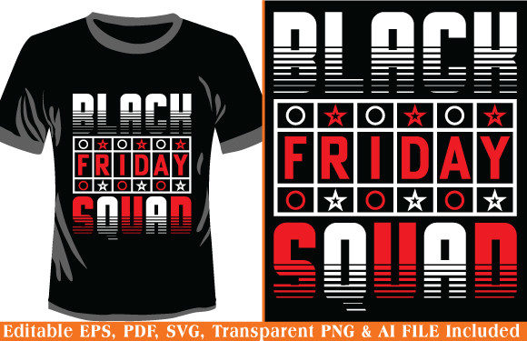 A Bold Black Friday Graphic for T‑Shirt Design & Blogging
