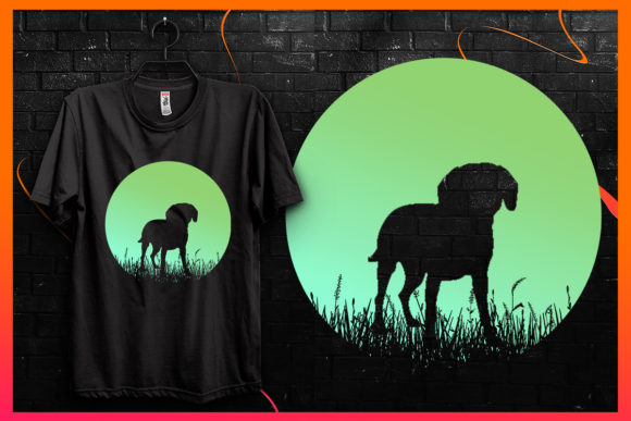 A Designer's Review: The Retro Sunset-Dog Silhouette Graphic