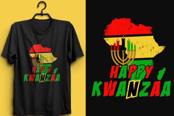 A Festive Kwanzaa Graphic for Seasonal T-Shirt Designs