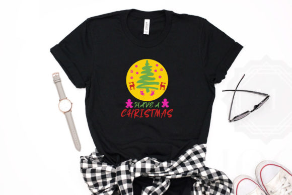 A Festive T-Shirt Design for Print Templates and Graphics