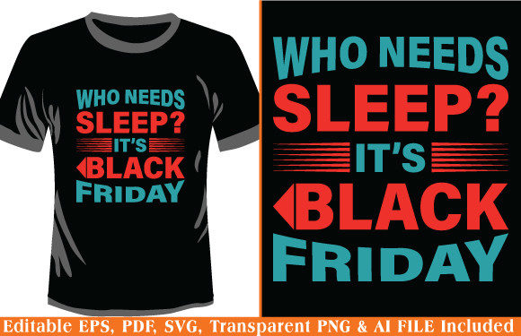 A Versatile Black Friday Graphic for Crafters & T-Shirt Designs