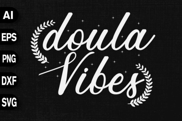 A Versatile Graphics Asset for Doula-Inspired T-Shirt Designs