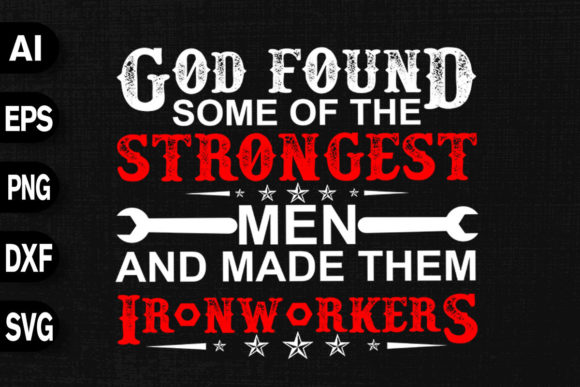 Crafting a Bold Ironworker Graphic for Your T-Shirt Designs