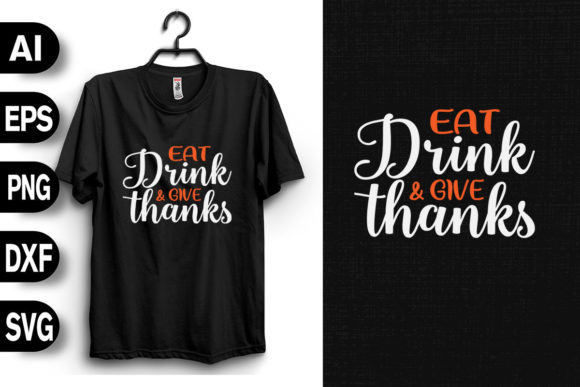 Eat Drink Give Thanks: A Graphic Design Asset for Editorial Impact