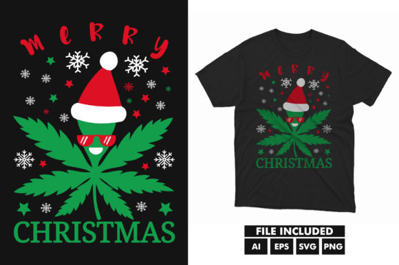 Evaluating the Christmas Cannabis Weed T-Shirt Graphic for Product Creation