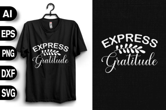 Express Gratitude as a Graphic Design Asset for T-Shirt Designs and Marketing