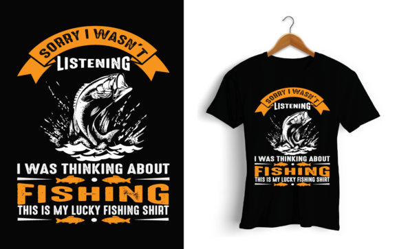 Fishing T-Shirts Design: A Graphic Asset for Print Templates & Content