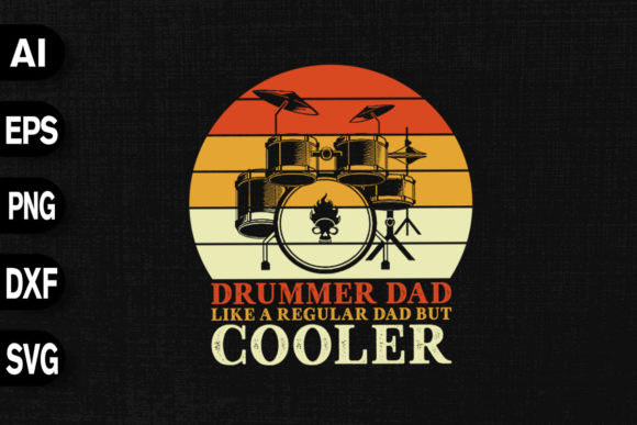 Graphic Design Assets: The ‘Drummer Dad’ T-Shirt Design Review