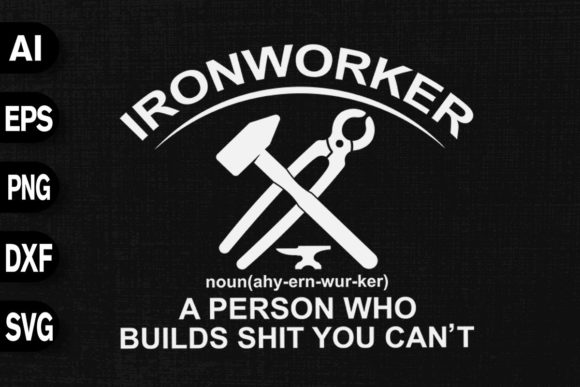 Ironworker Definition Graphics for Authentic Brand Identity