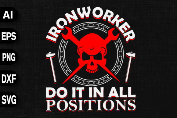 Ironworker Design: Bold Graphics for T-Shirt Crafting