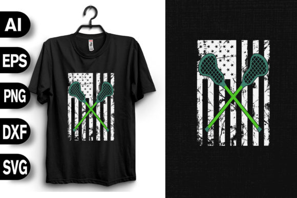 Lacrosse American Flag: A Bold Graphic for Crafting Patriotism