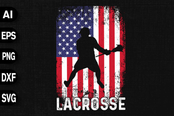 Lacrosse American Flag Design: A Field Test for Embroidery