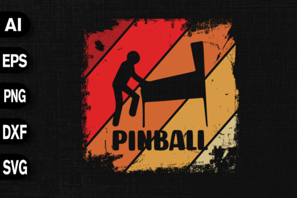 Pinball Champion Vintage Graphics for T-Shirt Designs
