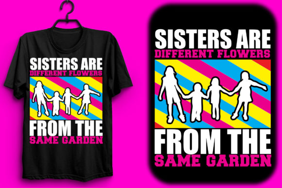 Sisters Are Different Flowers: A Brand Designer's Review of Graphic & T-Shirt Design Assets