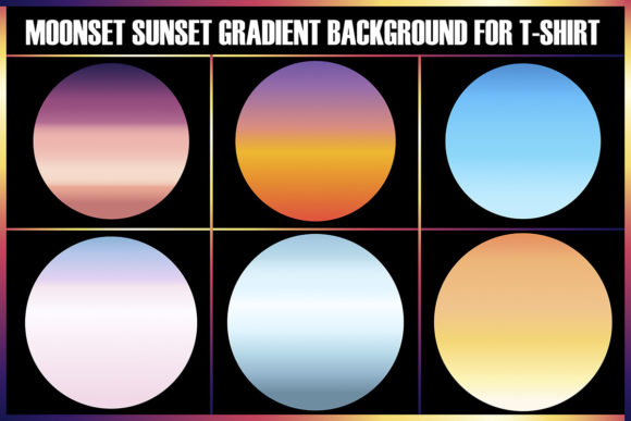 Sunset Gradient Graphics for Real Business Branding